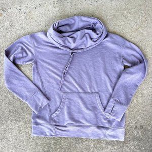 Yogalicious Kangaroo Pocket Light Purple Lavender Hoodie Pullover Women's Medium